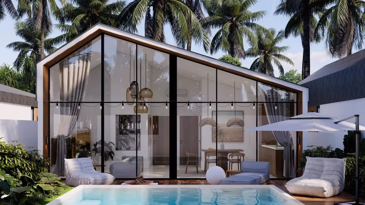 Villa Ovara – Villa moderne en leasehold 2 chambres avec terrasse et piscine privée — photo 1