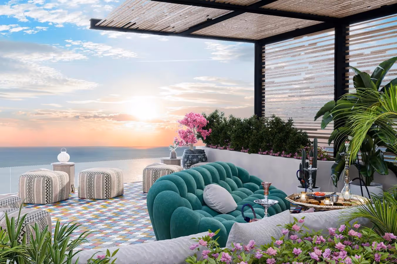 Villa Safira – 1BDR Moroccan-Inspired Leasehold Villa with Ocean View & Rooftop Lounge in Melasti (1/12)