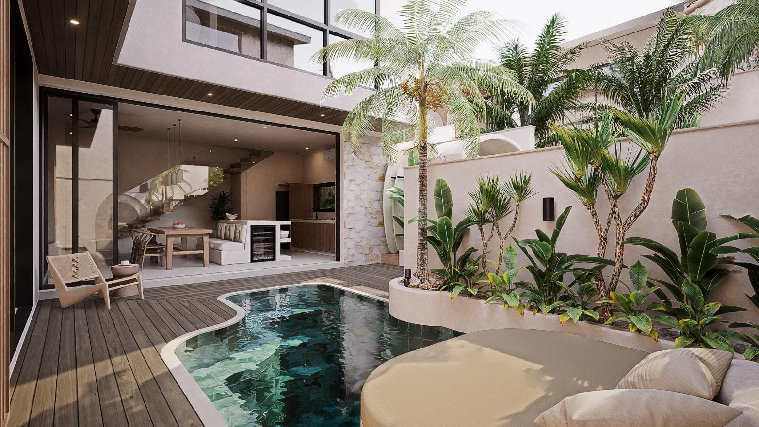 Niskala Bingin – Wabi-Sabi 2BR Villa with Rooftop & Private Pool (1/21)
