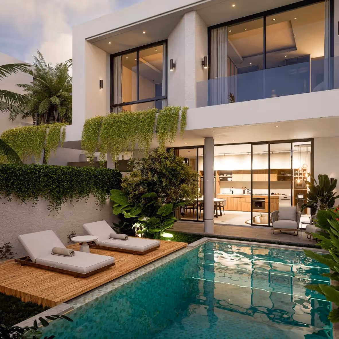 Velari in Kerobokan – 2BR Sunken Lounge Villa with Pool & 50-Year Lease — photo 1