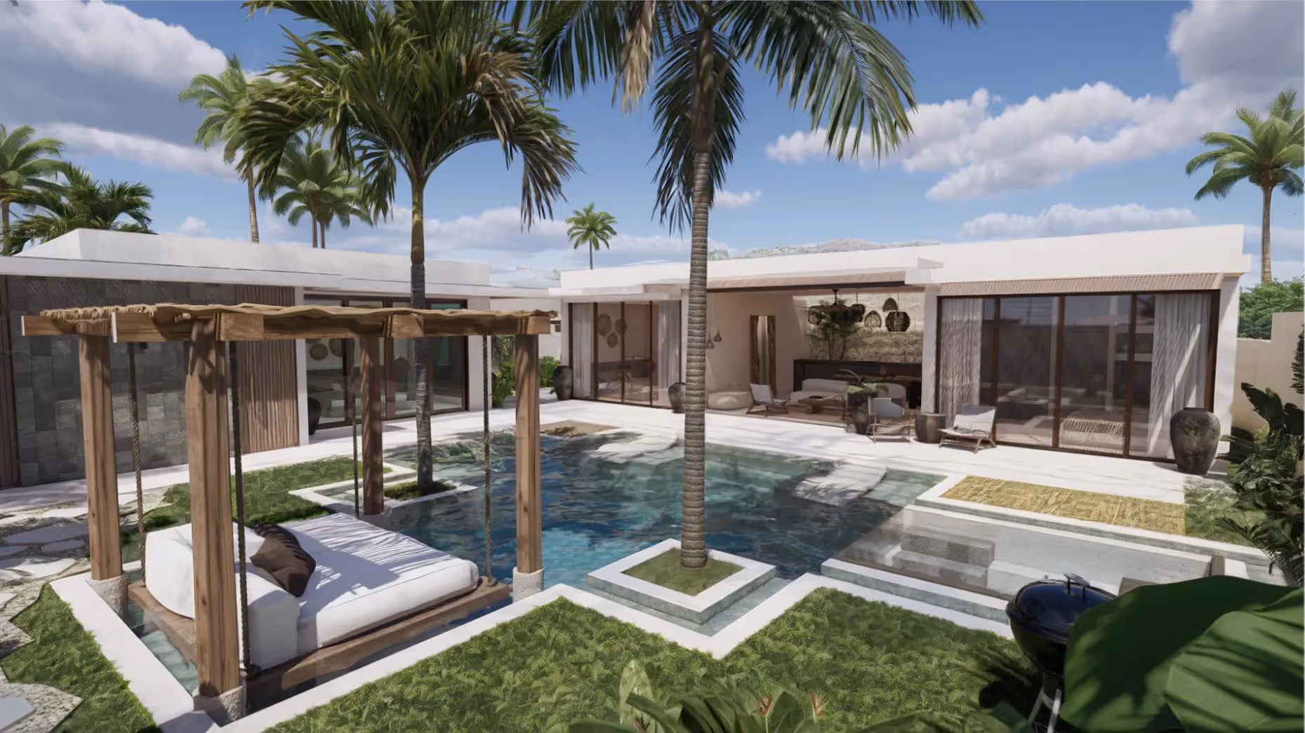 Isana Lembongan – 3BDR Leasehold with Ocean View & Sunken Lounge (1/10)