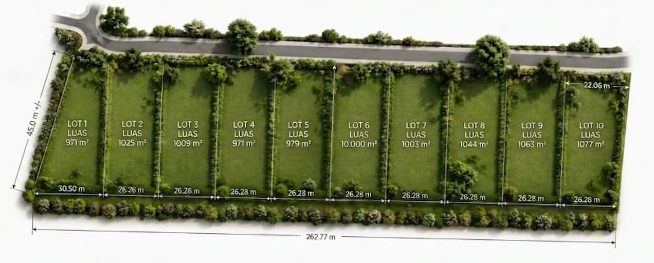 Lanvera Coastal Land – Oceanview Freehold Plots in Melasti (1/4)
