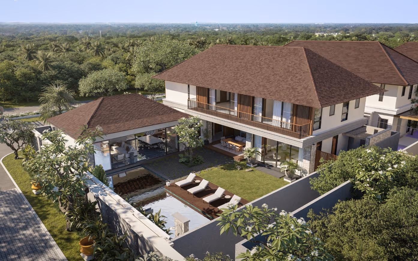 Maison Marbre – Grand 5BR Freehold Villa with Garden & Pool in Jimbaran (1/6)