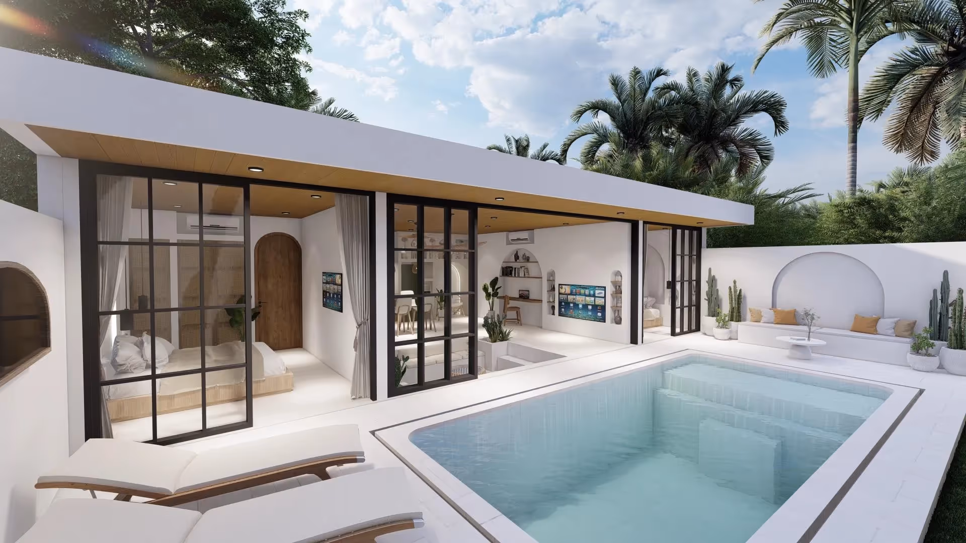 Casara in Umalas – 2BR Minimal Villa with Indoor Sunken Lounge & Pool (1/9)