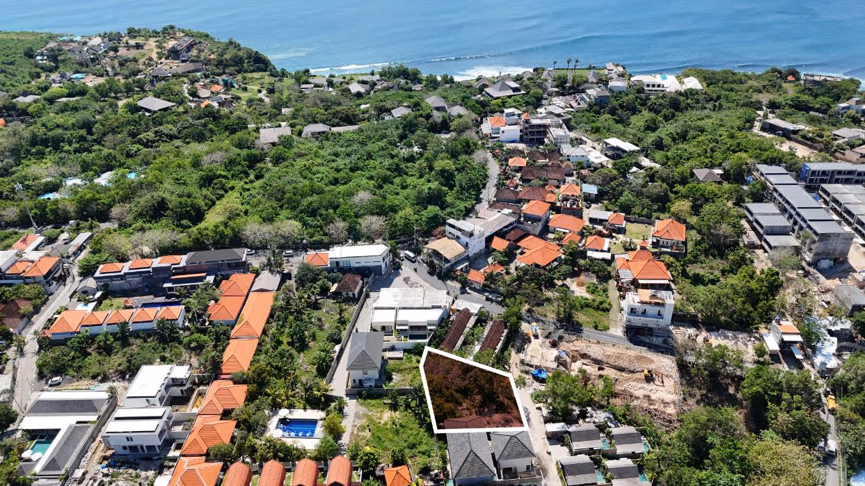 Maya Land – Terrain en bail de 6,52 ares avec vue proche de l'océan — photo 1