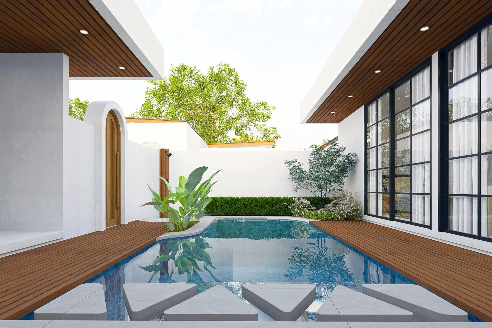 Avela in Ungasan – 2BR with Outdoor Sunken Lounge & Sleek Pool Design (1/11)