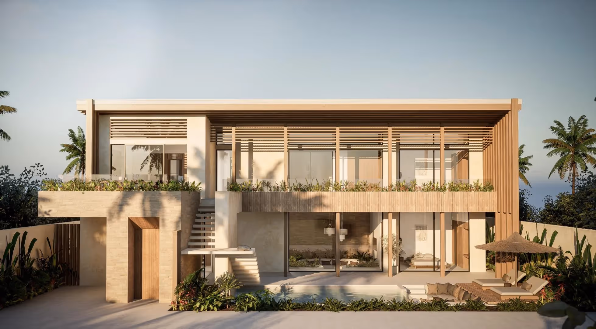 Maison de Lune – Sleek 4BDR with Sunken Lounge & Tropical Pool (1/9)