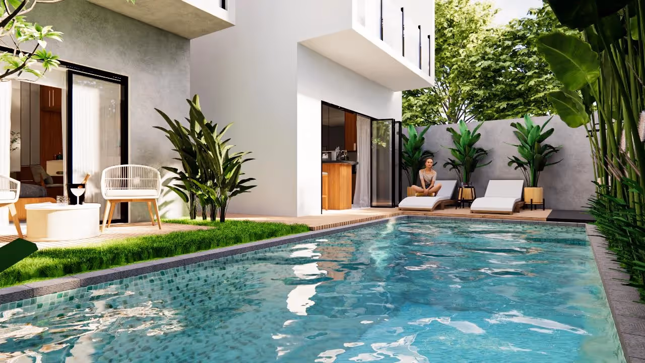 Villa Feliza – Modern 3BR Leasehold Villa with Pool & Rooftop in Nusa Dua (1/9)