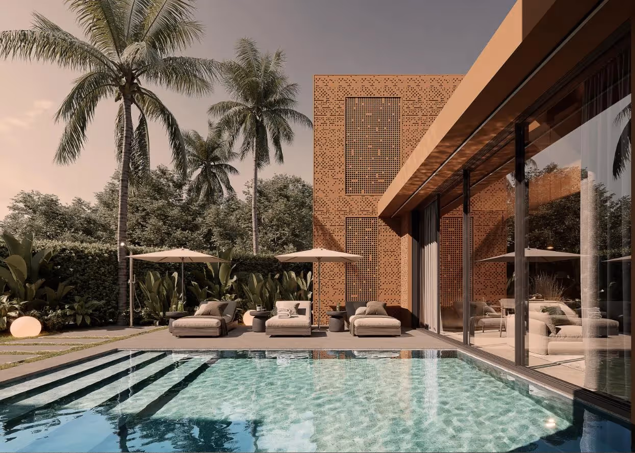 Villa Zico - Villa en leasehold de 1 à 4 chambres avec piscine privée à Nuanu City — photo 1