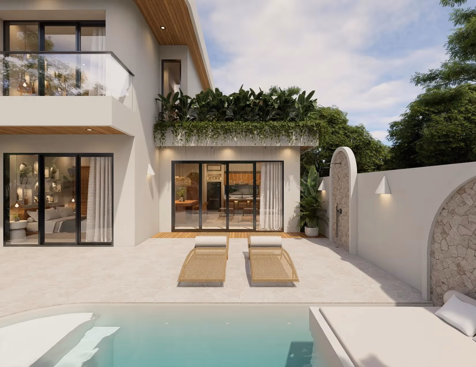 Villa Marisol — Шикарная вилла с 2 спальнями, частным бассейном и утопленной гостиной — фото 1