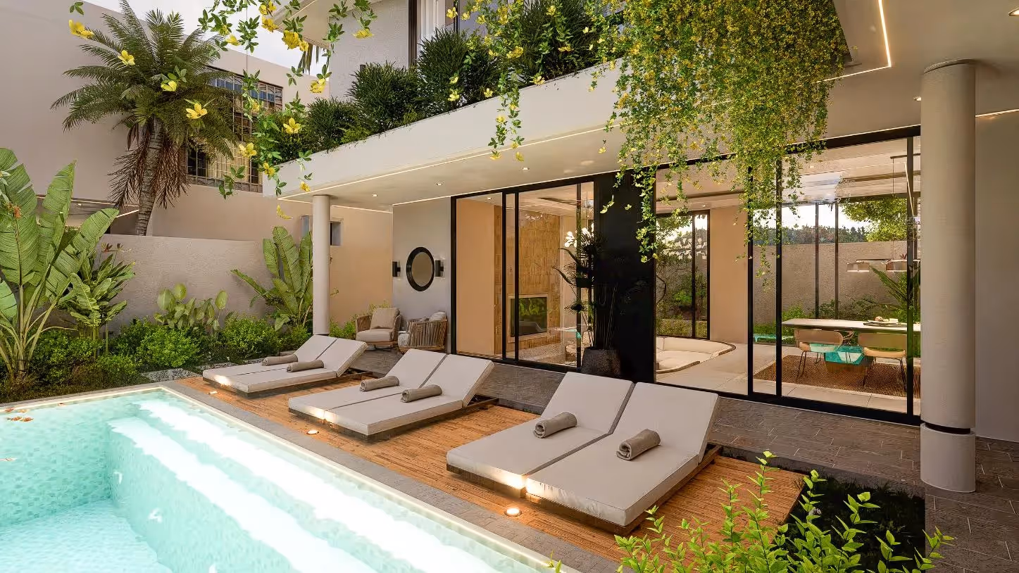 Aravina in Kerobokan – 4BR Designer Villa with Pool & Sunken Lounge (1/11)