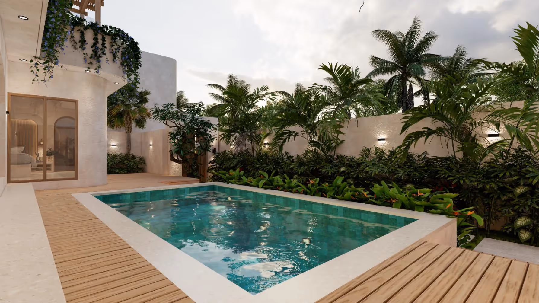 Jivara Villa – 3BR Leasehold with Garden Pool, Yellow Zone, and Rooftop (1/11)