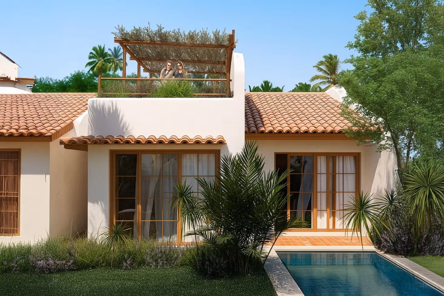 Villa Xavier - Villa de style méditerranéen 1 chambre avec rooftop à Pecatu — photo 1