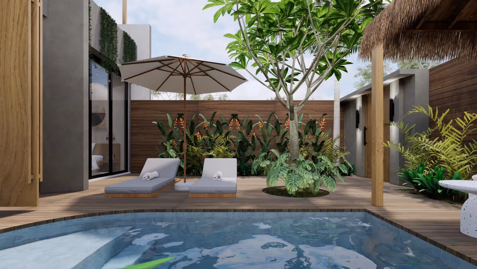 Yama Bingin Villas – Fully Furnished 2BR Leasehold with Modern Design (1/14)