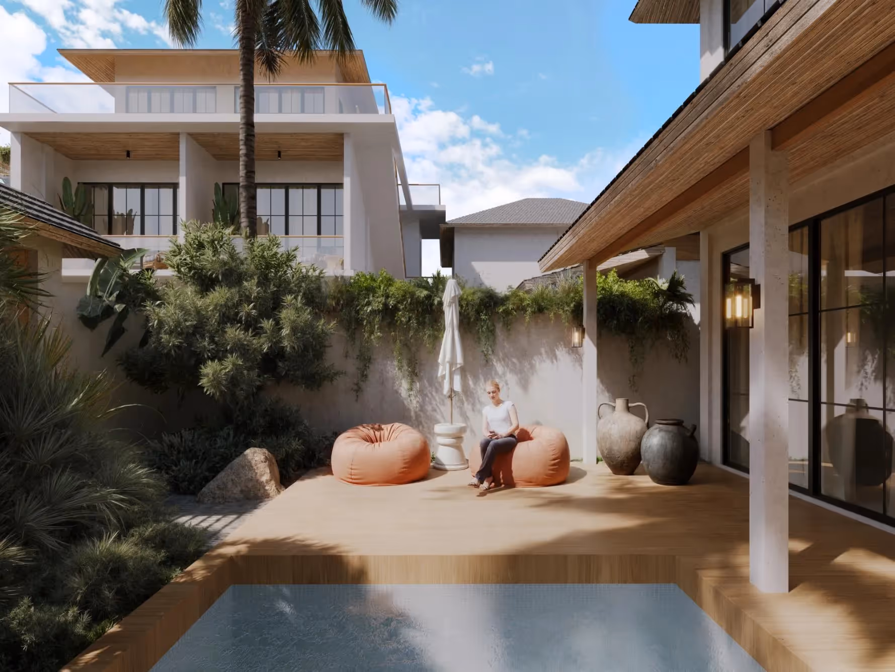 Alline Villa – Villa Leasehold Bergaya 2 Kamar Tidur dengan Kolam Renang Bersama di Ubud (1/10)