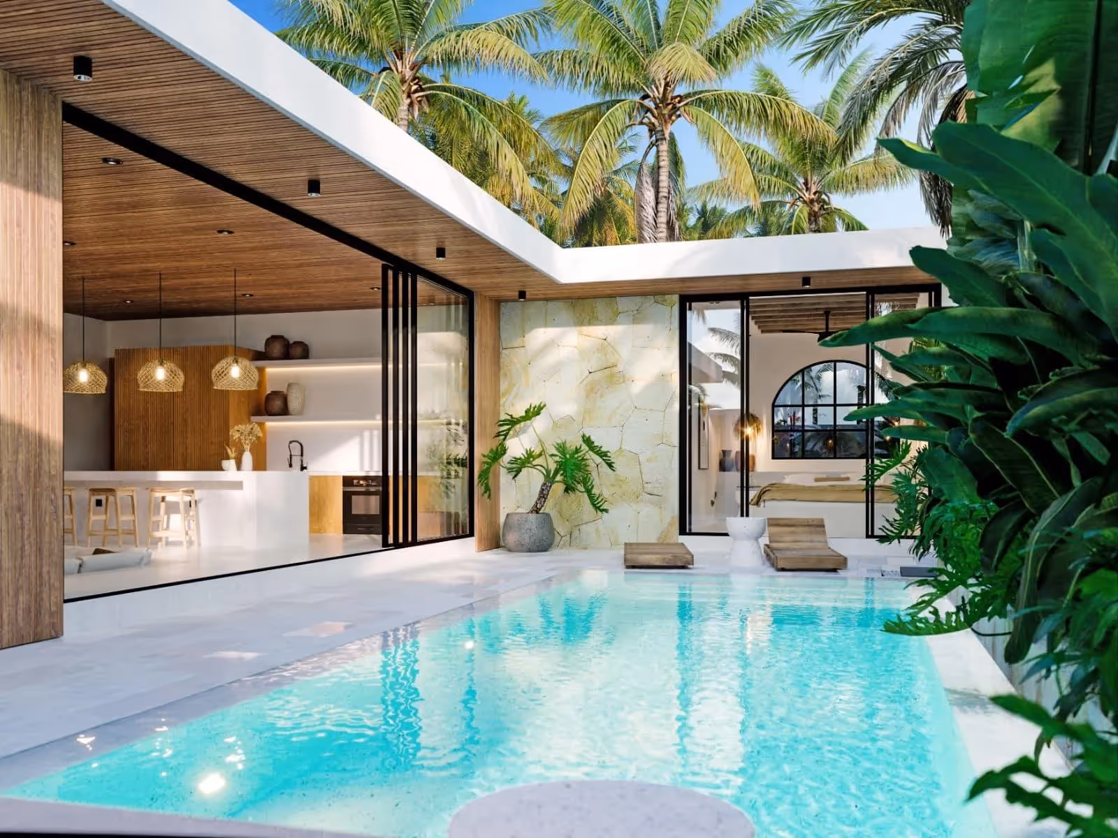 Villa Dolcezza – Tropical Minimalist 3BR Leasehold Villa with Pool & Outdoor Bath — photo 1