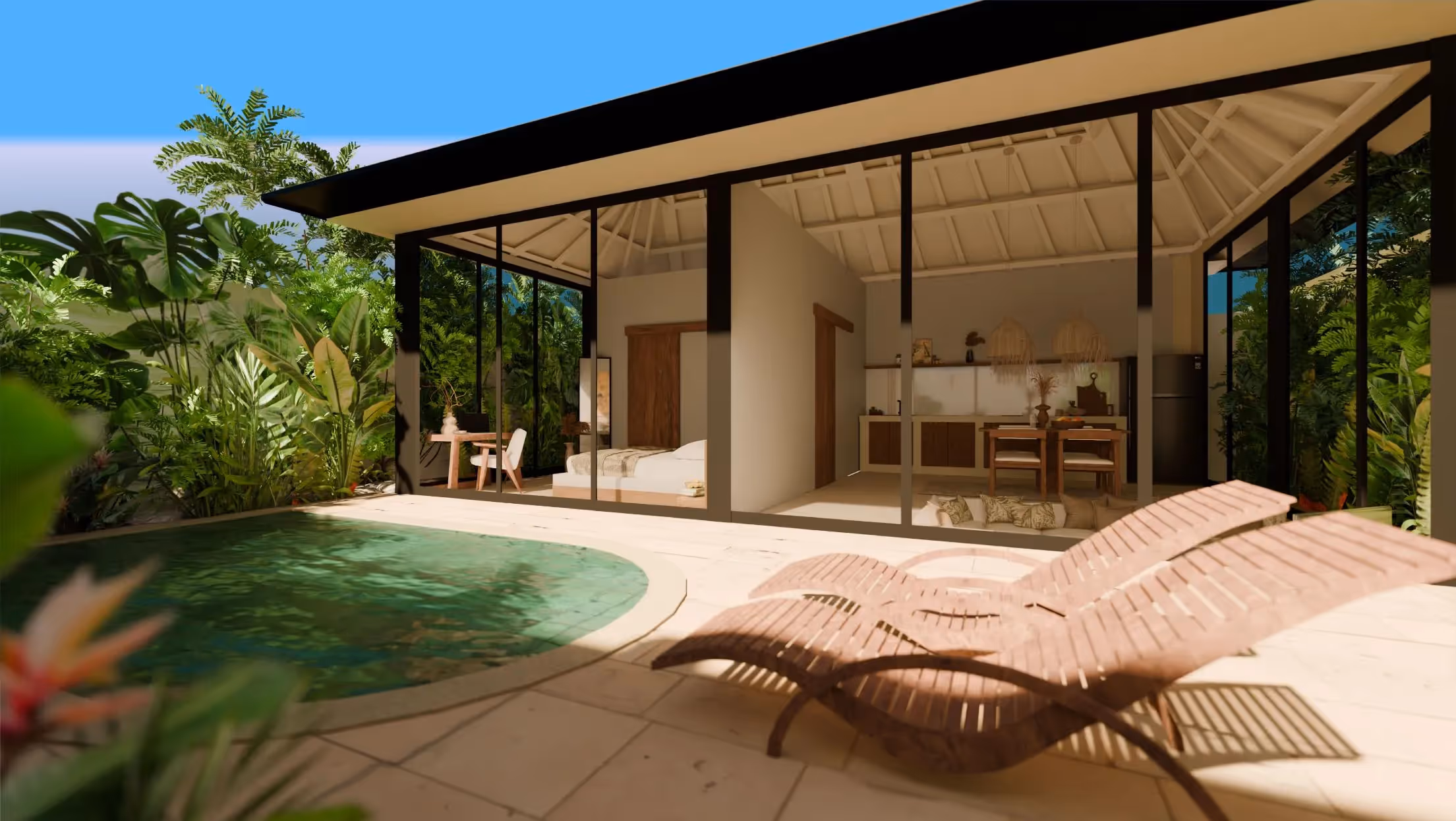 Villa Zulla – Villa Leasehold 1 Kamar Tidur Fully Furnished dengan Kolam Renang Pribadi — foto 1