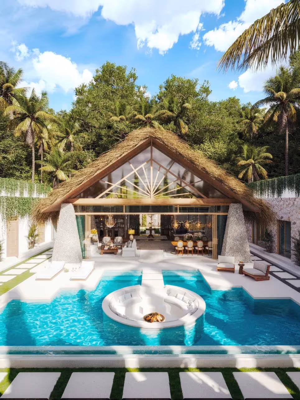 Villa Royale – 4 Kamar Tidur Freehold Mewah dengan Sunken Pool Lounge — foto 1