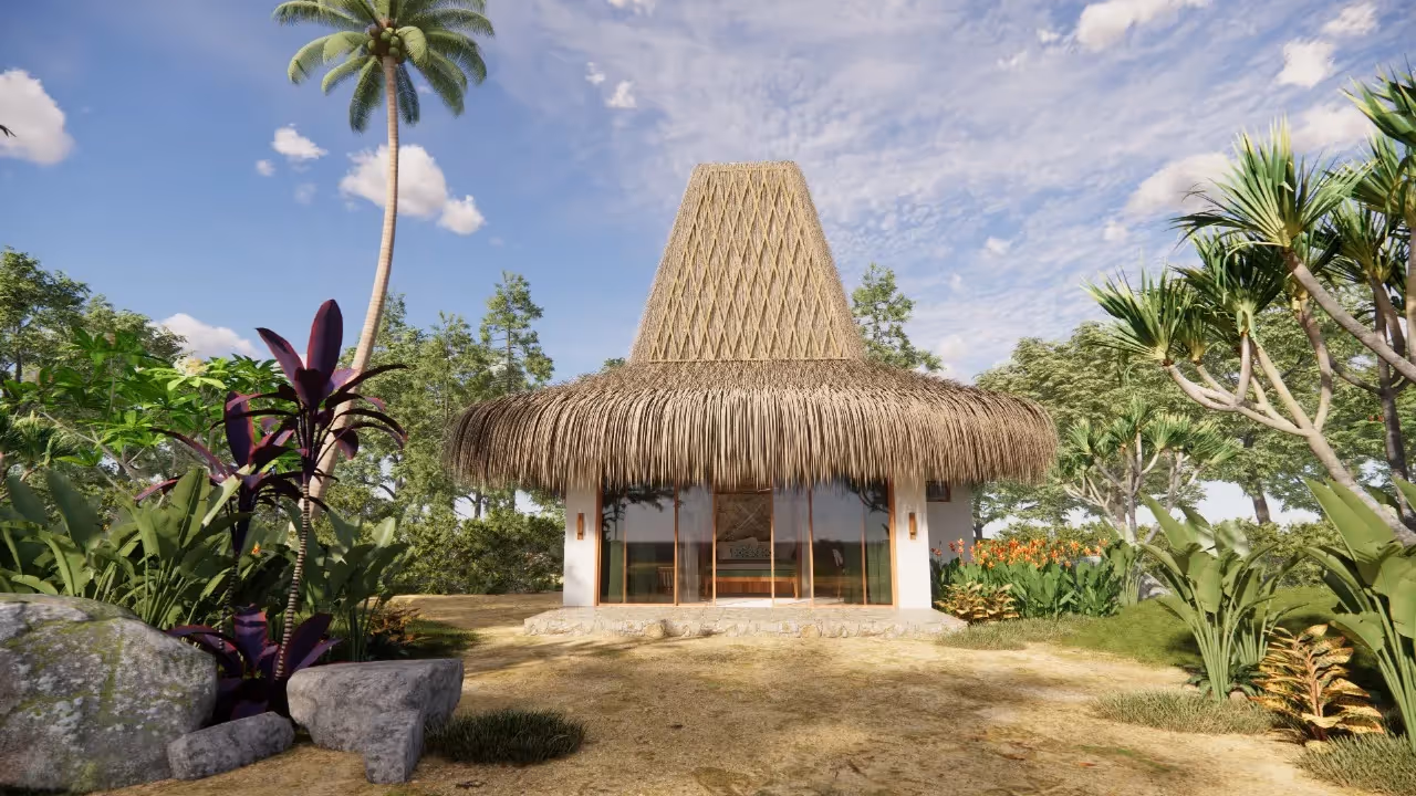 Villa Arinca - Villa glamping moderne en leasehold 1 chambre avec design tropical sur l'île de Sumbawa — photo 1