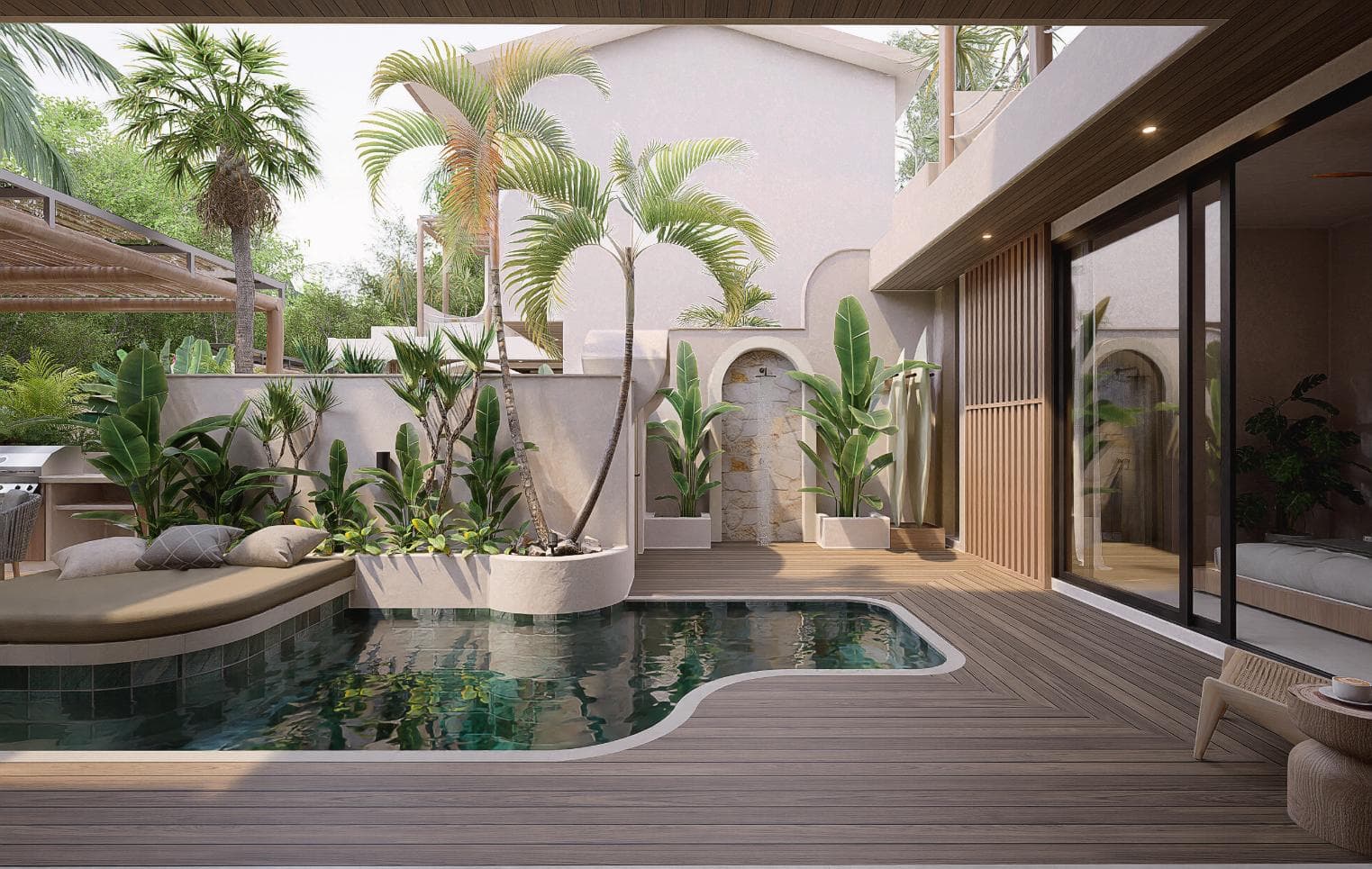 Niskala Bingin – Wabi-Sabi 2BR Villa with Rooftop & Private Pool (1/21)