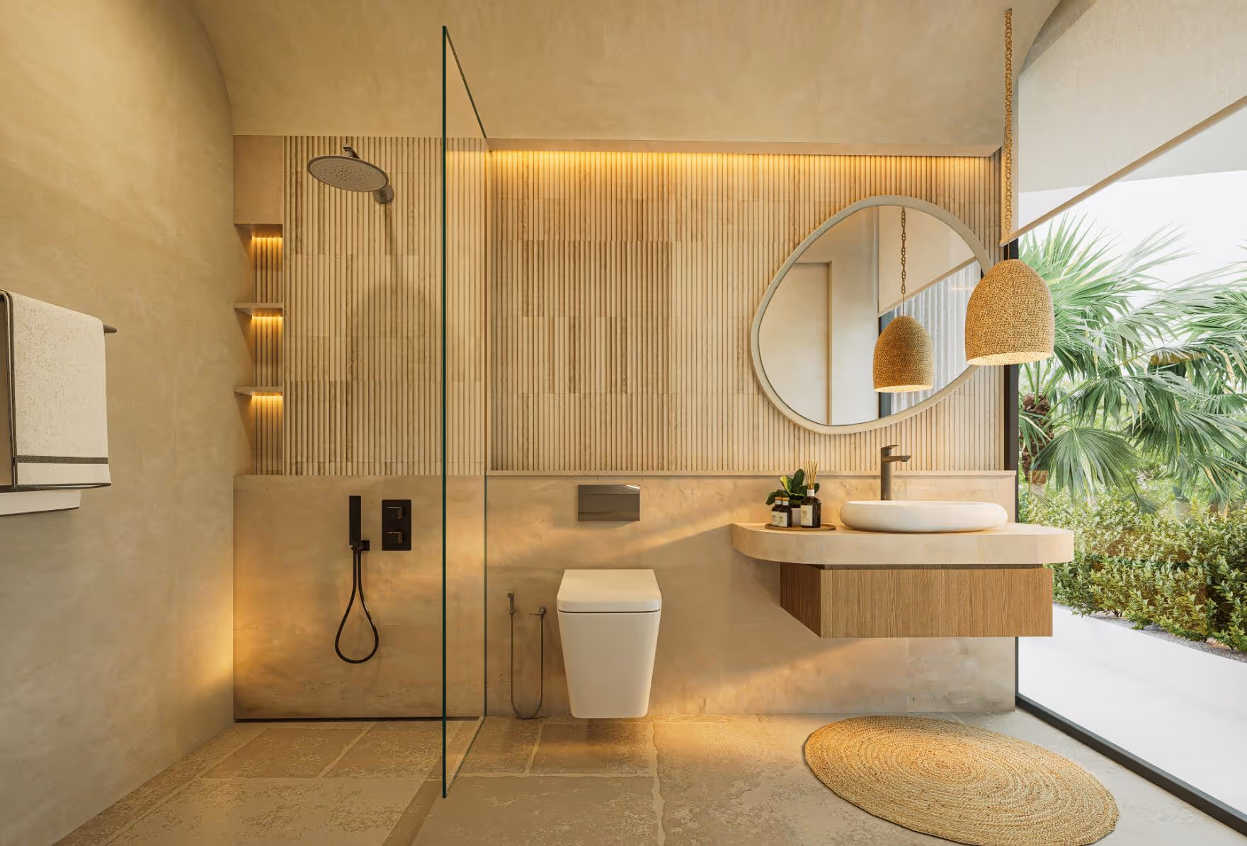 Villa Sallie – Architectural 1BDR Villa with Sunken Lounge & Private Pool (1/10)