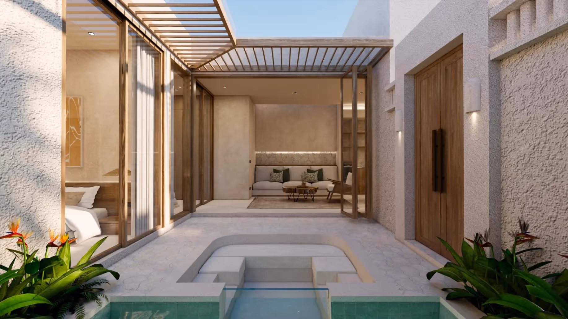Villa Sevilla – Villas modernes en leasehold et freehold de 2 et 3 chambres avec rooftop et piscine à Pecatu — photo 1