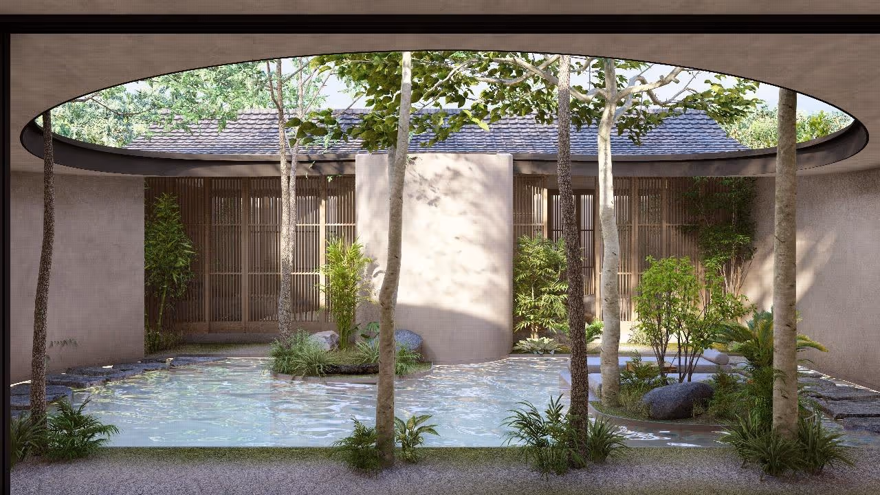 Villa Eriz – Courtyard Living with Rooftop & Jacuzzi (1/13)