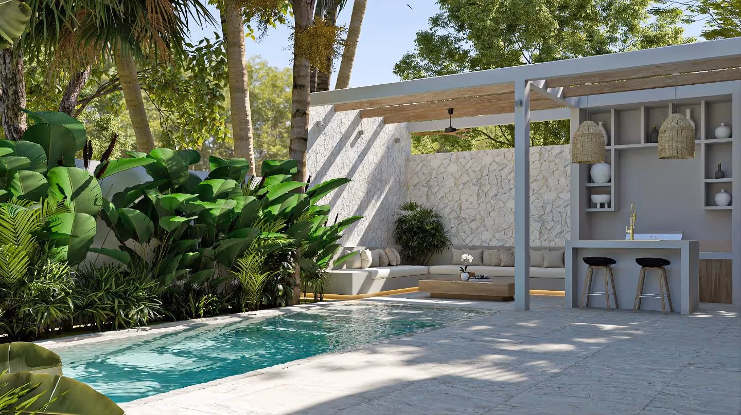 Vaya Alta – Villa 3 chambres avec salon encastré intérieur et piscine — photo 1