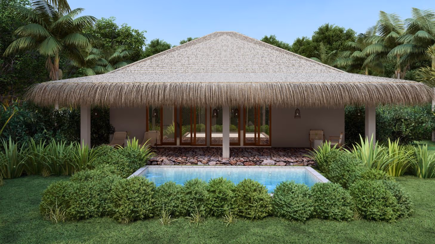Villa Arinca - Modern 2-Bedroom Leasehold Villa with Tropical Design in Sumbawa Island — photo 1