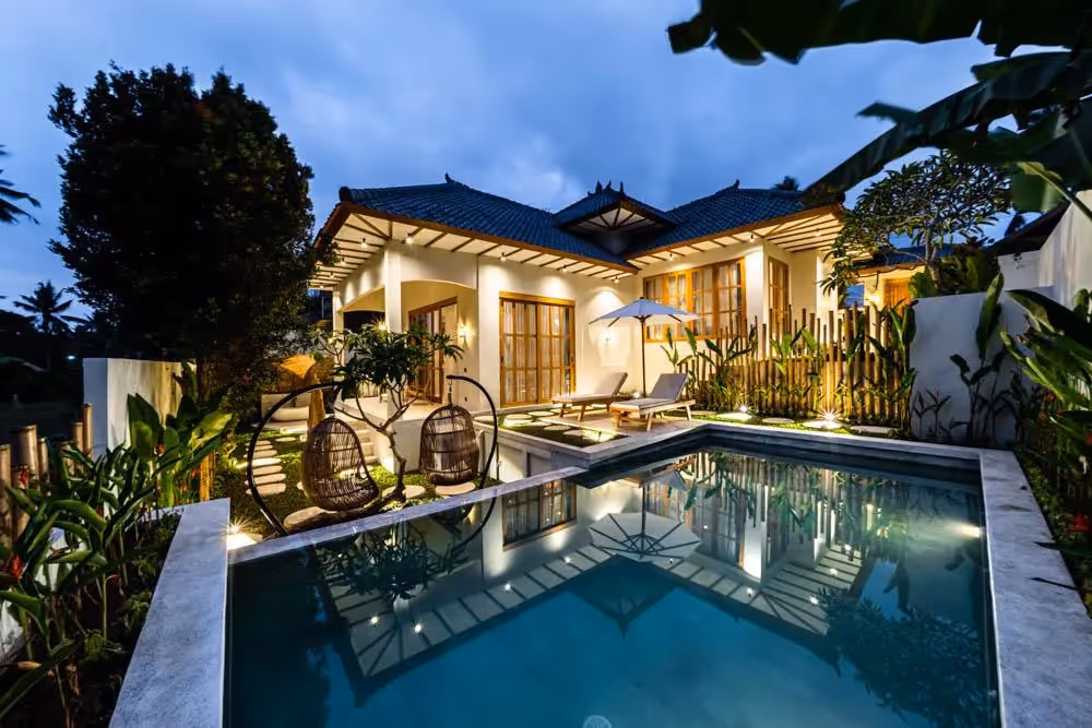 Villa Merida – Villa moderne en leasehold 2 chambres avec piscine privée à Ubud — photo 1