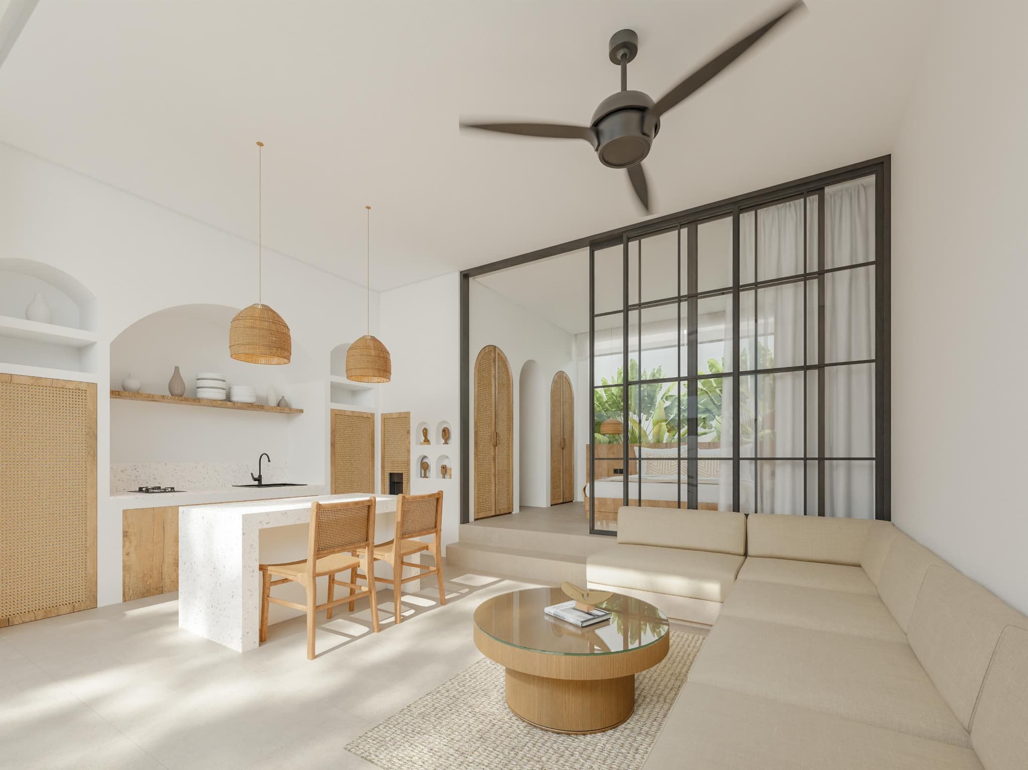 Villa Rayae – 1BR Tropical Suite Villa with Private Pool (1/4)