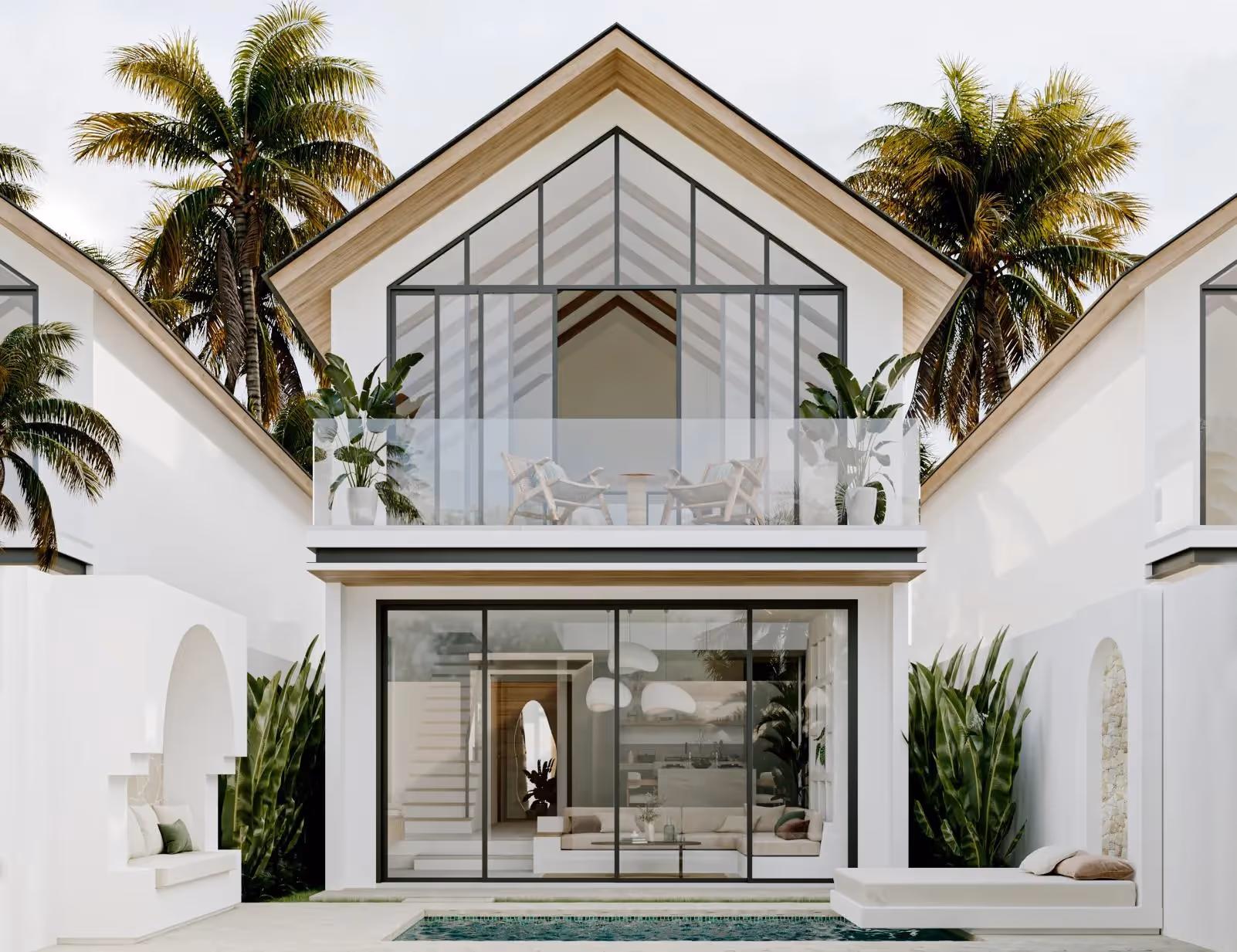 Solaya Villa - Fully Furnished 2BR di Ungasan dengan Indoor-Outdoor Living — foto 1