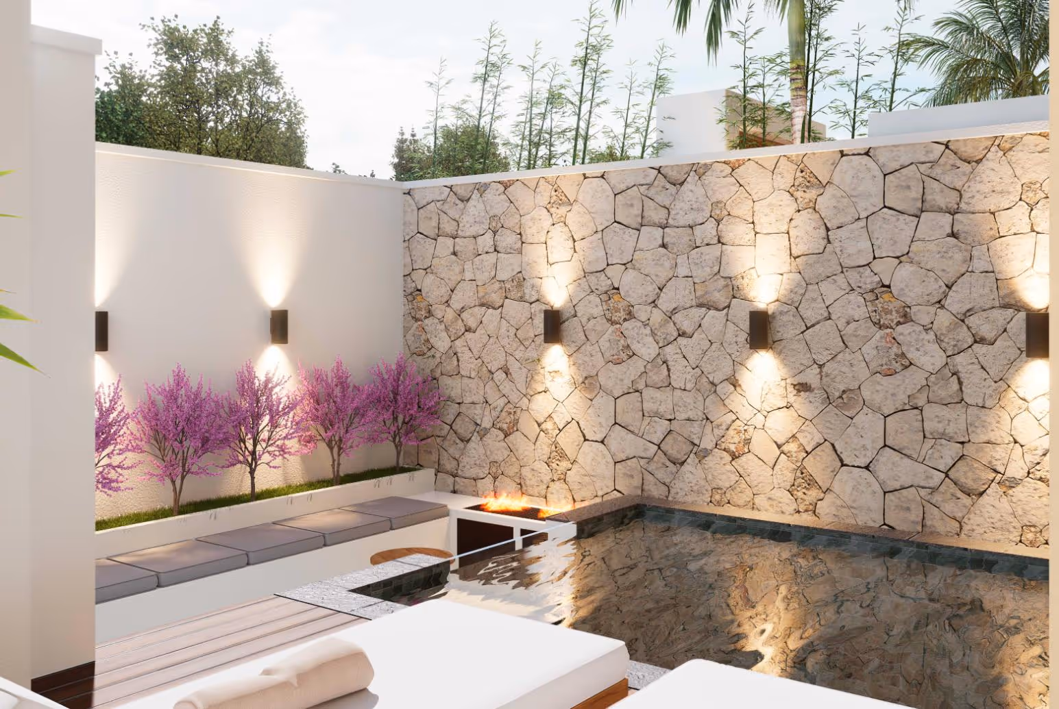 Villa Merine – Ocean View 1BDR with Private Pool and Indoor Sunken Lounge (1/8)