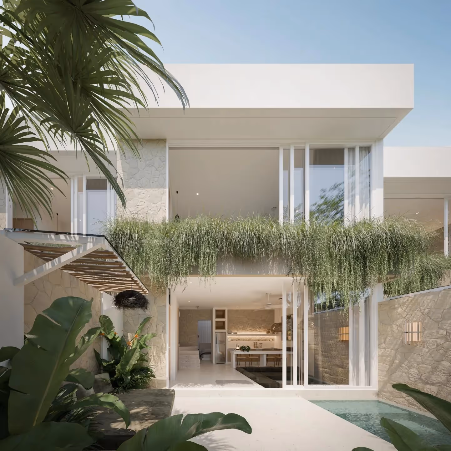 Villa Airine - Elegant 1–2 Bedroom Modern Leasehold Villas in Pecatu with Private Pool (1/8)