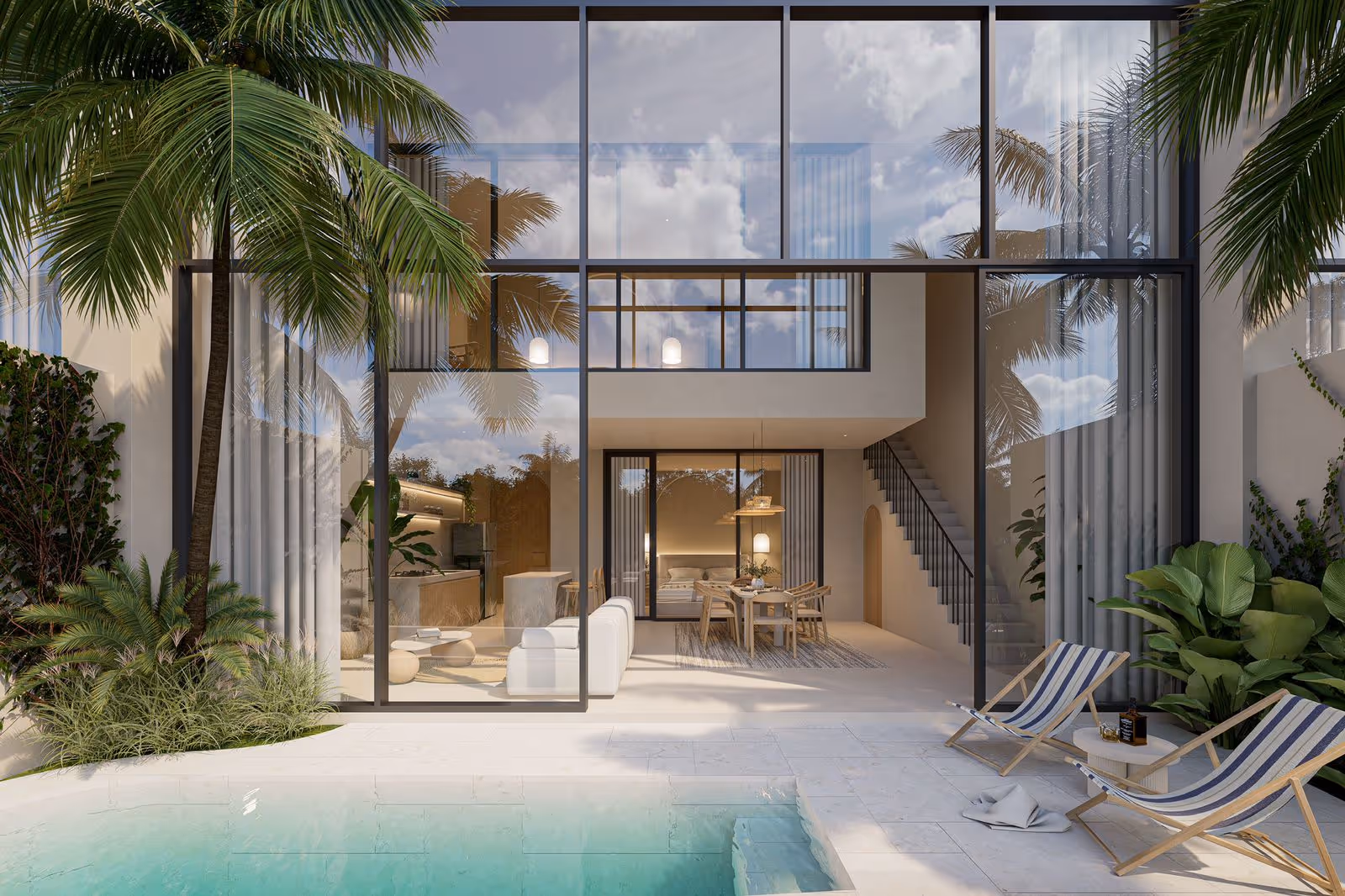 Villa Volia – Vila Tropis Modern 2 Kamar Tidur dengan Kolam Renang Pribadi — foto 1