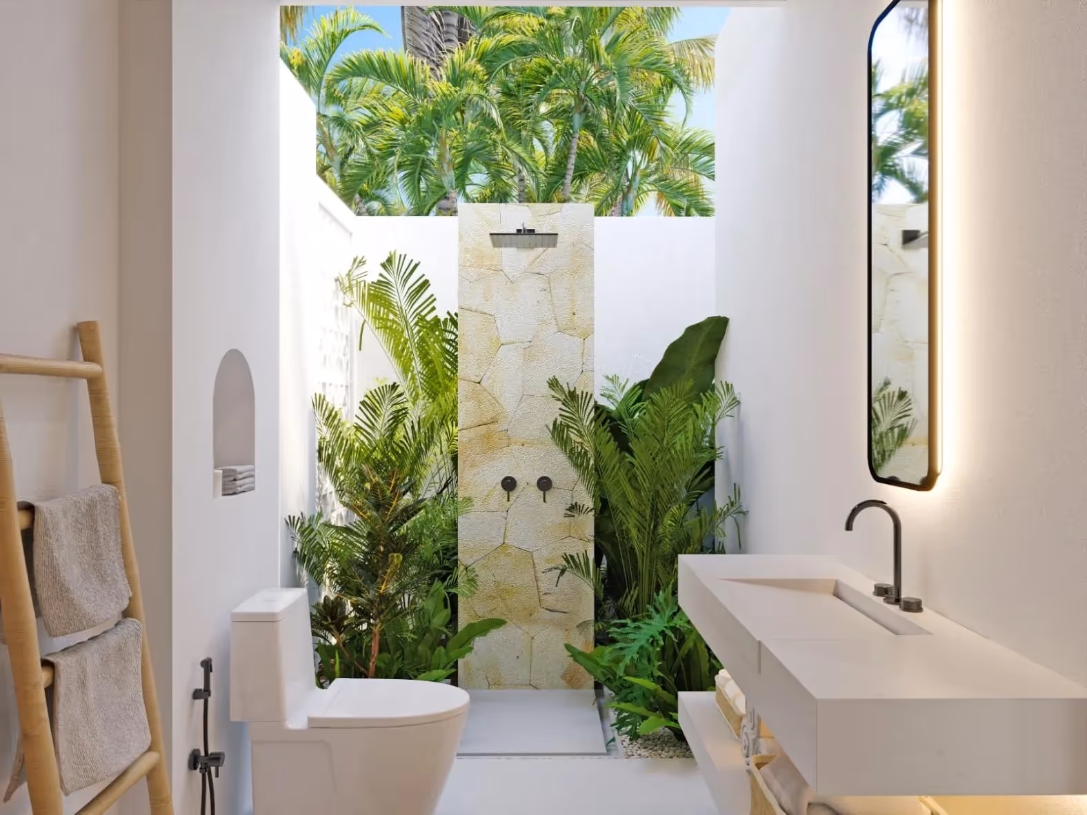 Villa Dolcezza – Tropical Minimalist 3BR Leasehold Villa with Pool & Outdoor Bath (1/7)