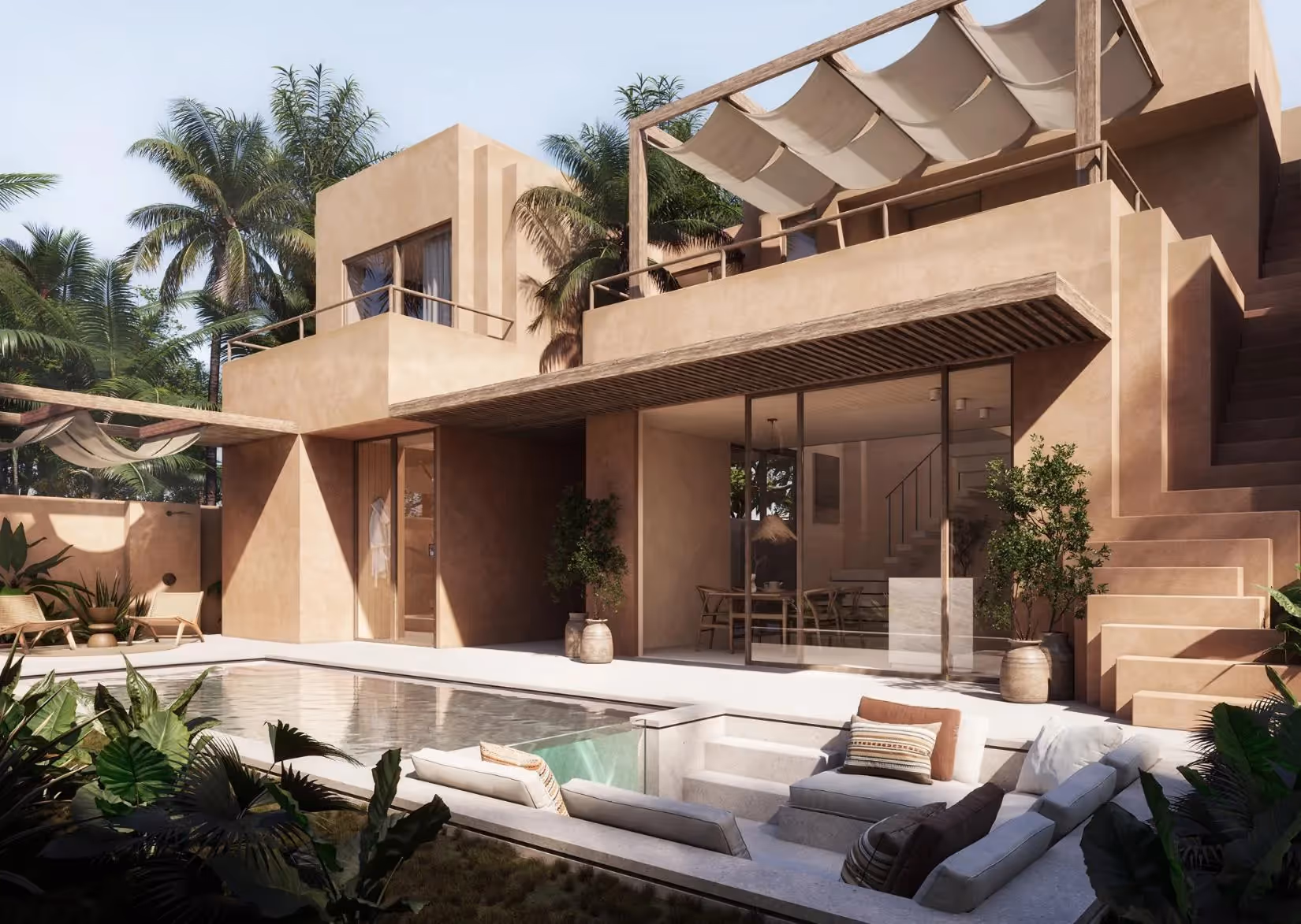 Casa Verenne – Modern 2BDR Villa Leasehold with Rooftop Lounge & Outdoor Sunken (1/9)