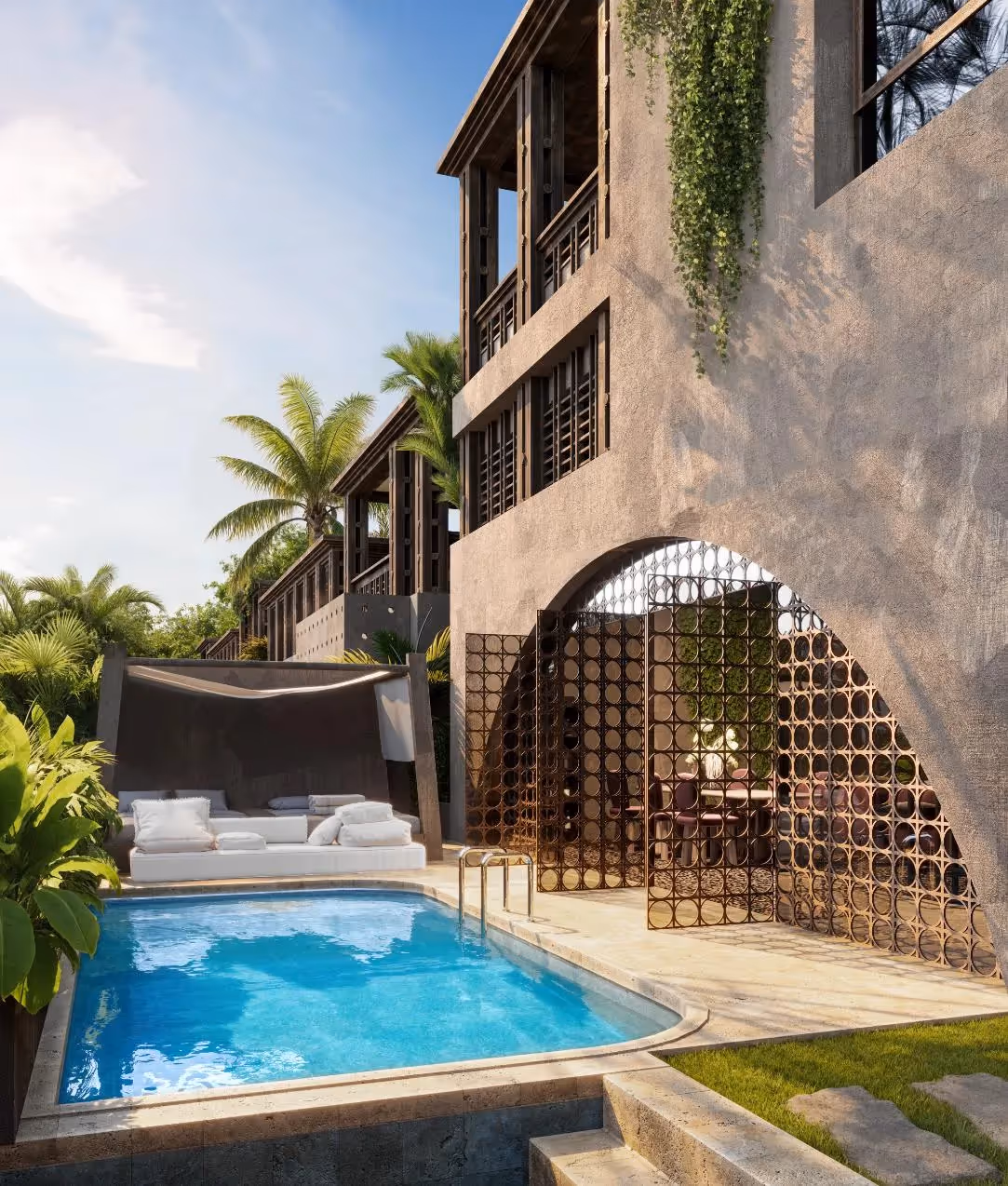 Villa Aurie - Luxury 2BDR Leasehold Villa with Pool, Rooftop Lounge & Outdoor Kitchen (1/17)