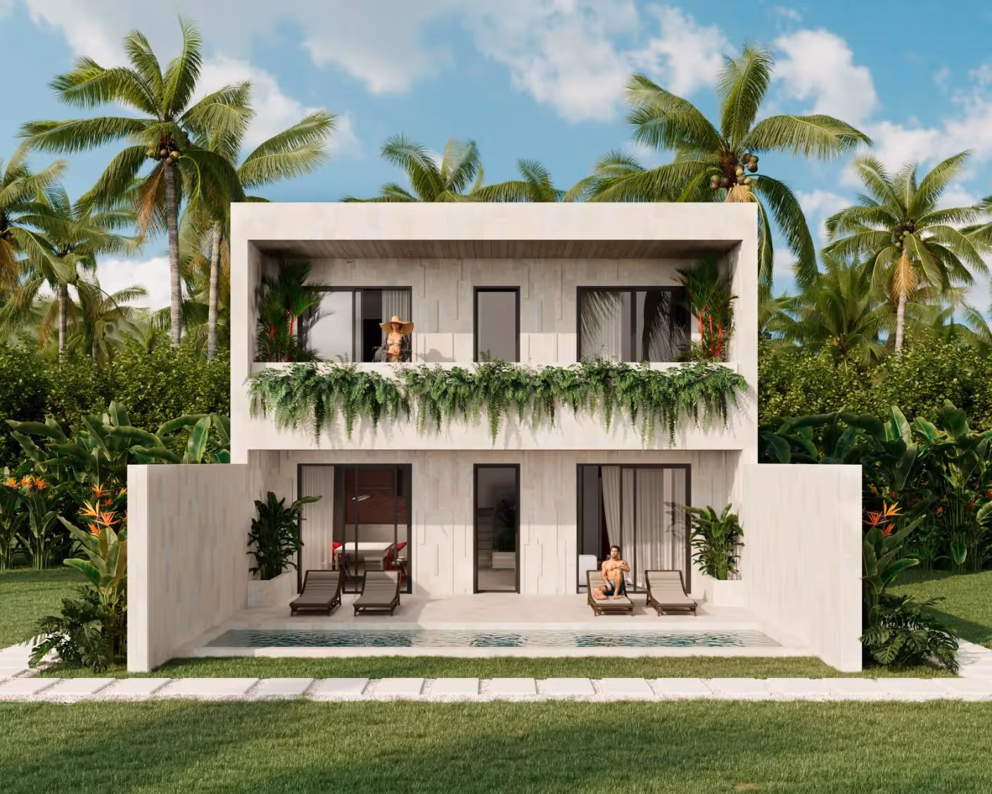 Villa Avelin – Modern 2BR Leasehold Villas with Ocean View and Pool (1/6)