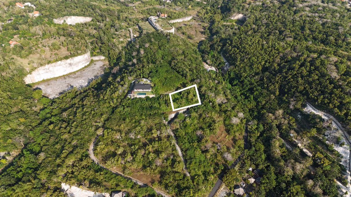 Luzie Plot – Terrain Enlacé par la Jungle avec Horizon Océanique dans le Sud de Bali (1/8)