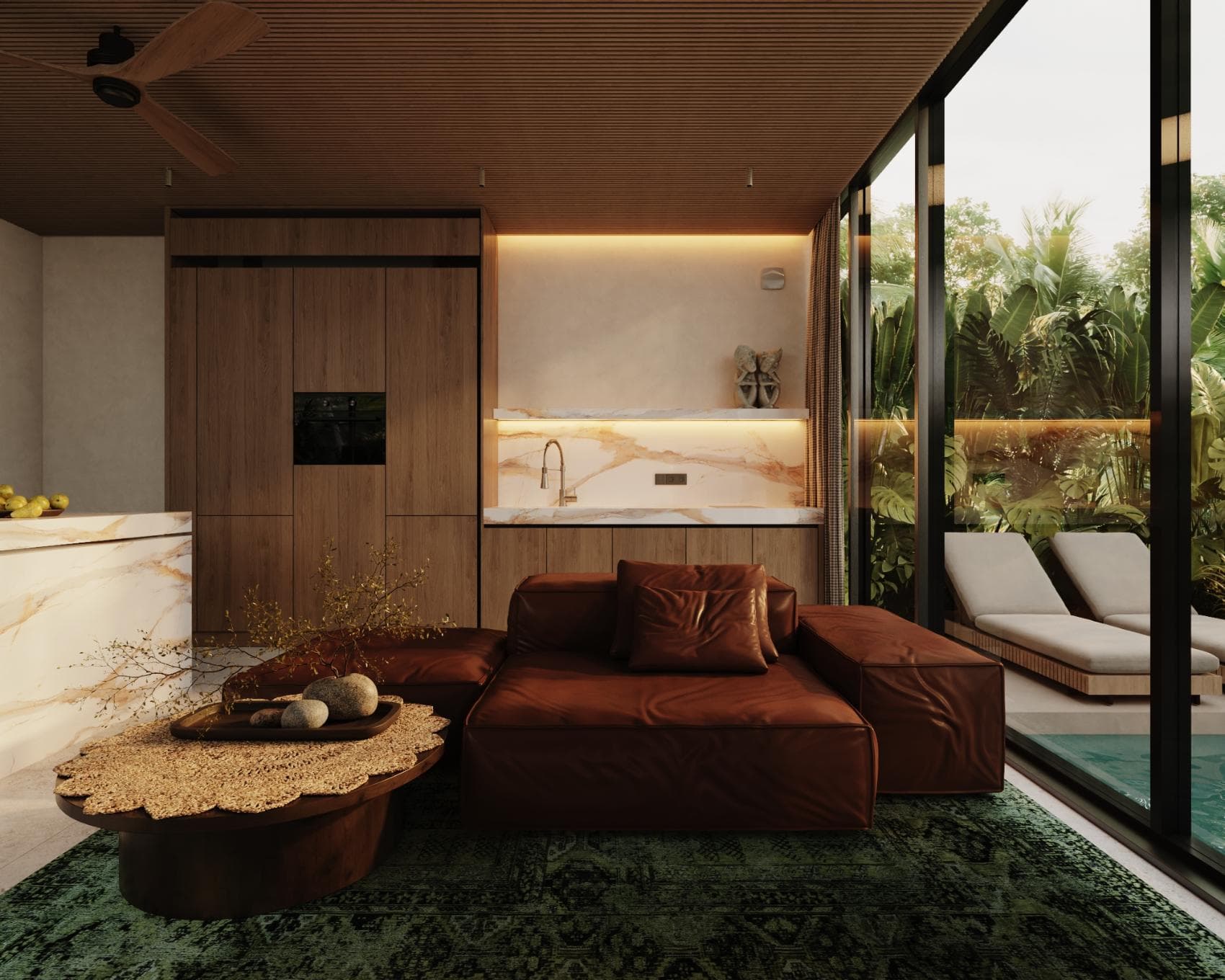 Watara in Pererenan – Contemporary 2BR Villa with Private Plunge Pool (1/16)