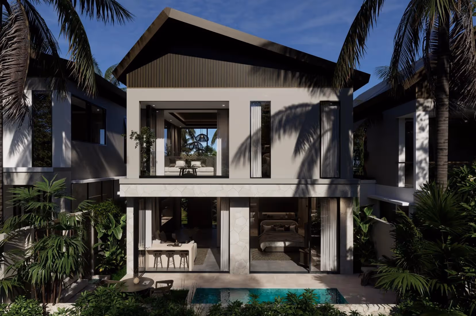 Villa Agathe – Villa 2 Kamar Tidur dengan Kolam Renang Pribadi & Taman — foto 1