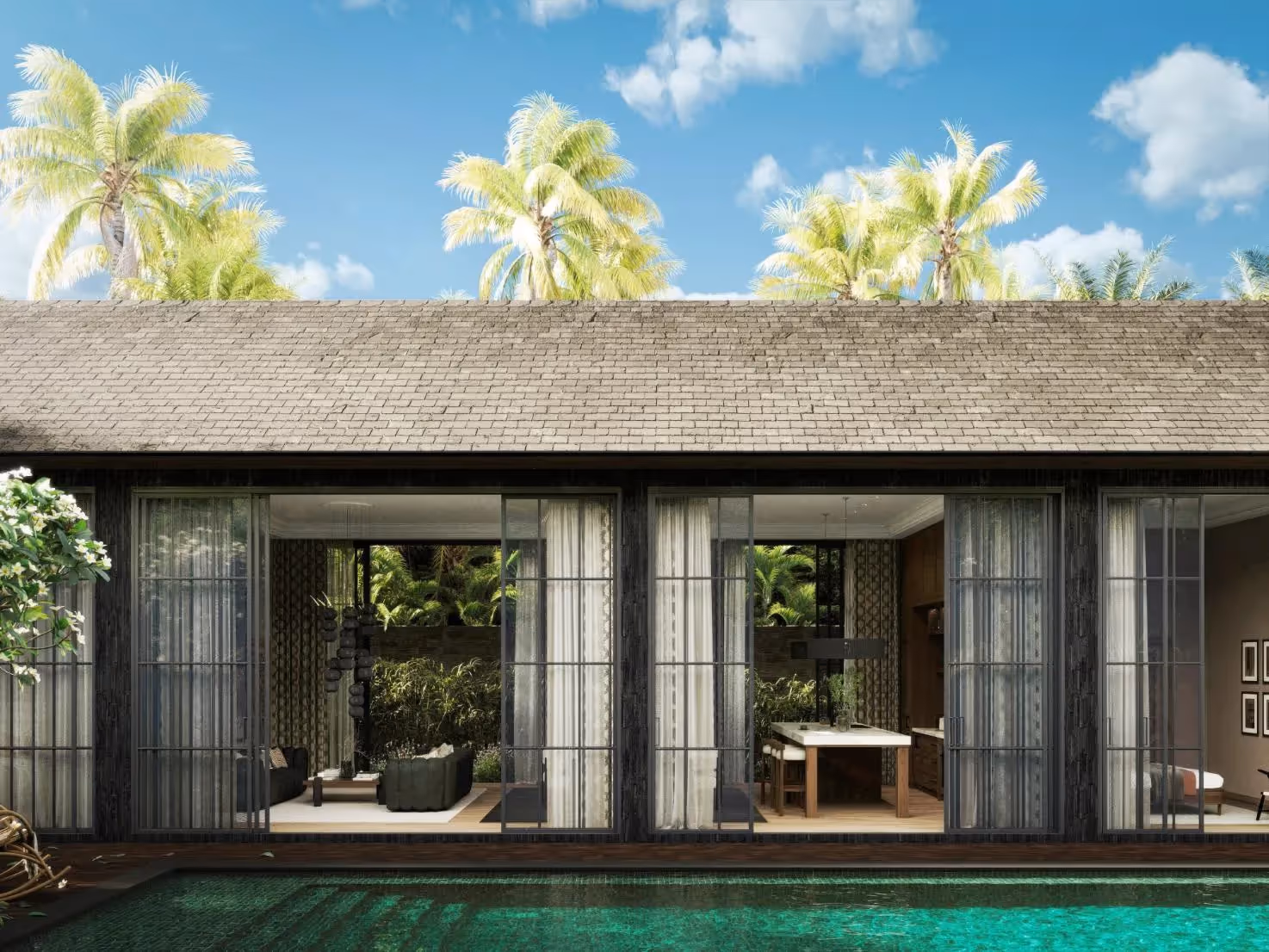 Villa Stella – Modern 3BR Tropical Retreat Leasehold Villa in Pandawa (1/11)