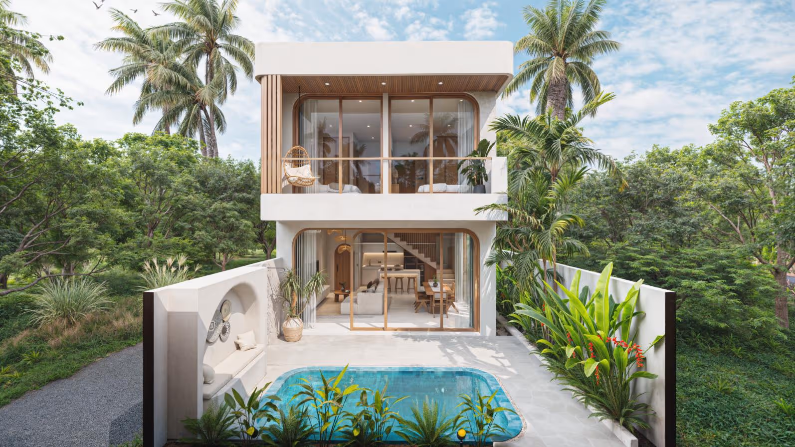 Villa Marielle – Villa Leasehold Modern 2 Kamar Tidur di Balangan — foto 1