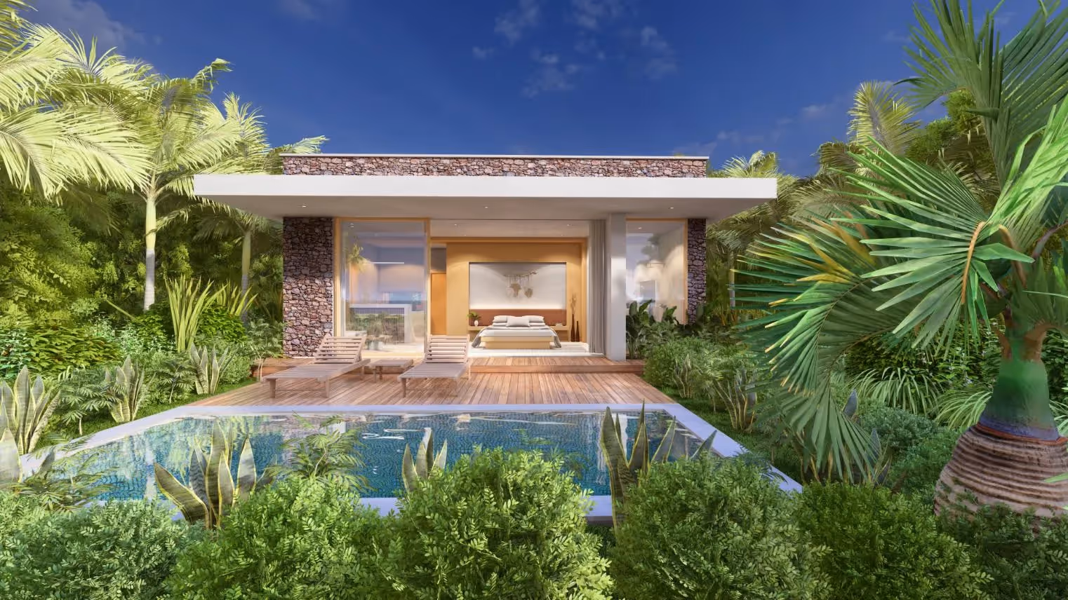 Villa Sayuri - Oceanfront 1BDR Modern Leasehold Villa with Tropical Garden in Lombok — photo 1