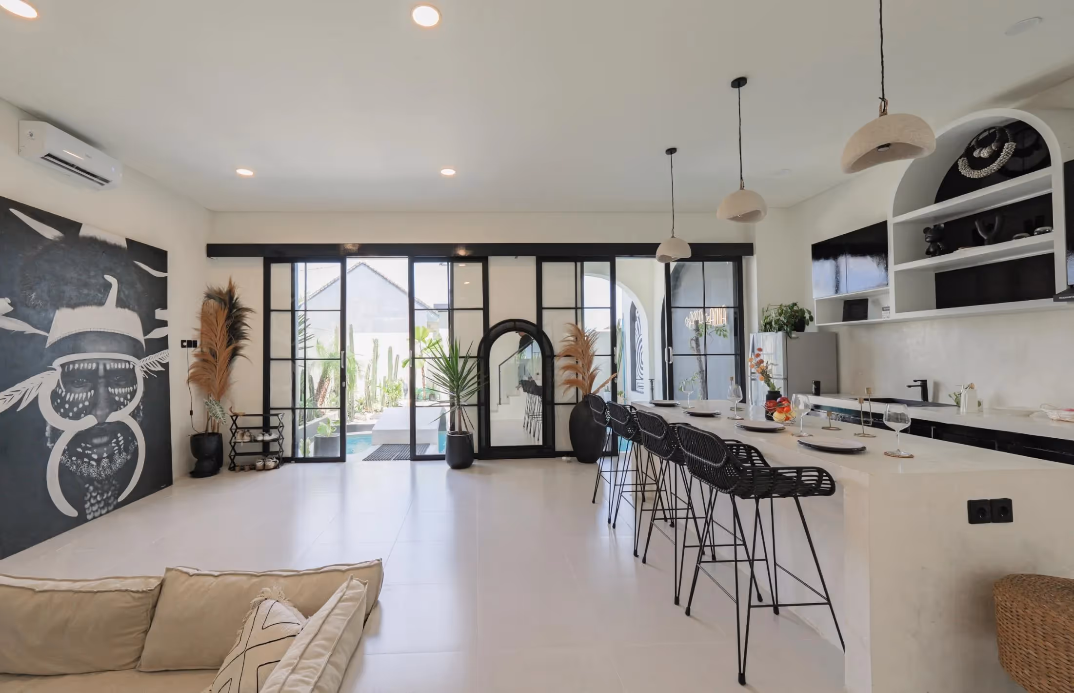 Villa Vorie - Contemporary 2BDR Berawa Villa with Pool and Rooftop Lounge — photo 1