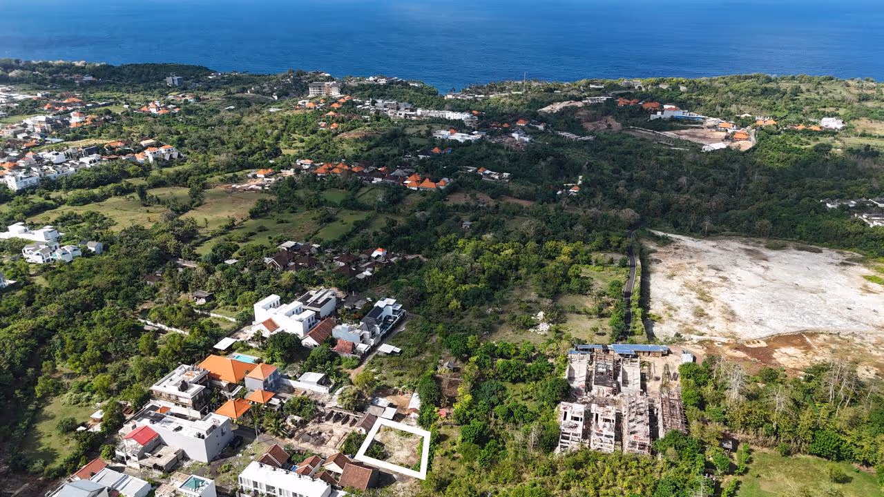 Sundara Melasti - 4 Are Freehold Plot Near Melasti with Ocean & Hillside Views — photo 1