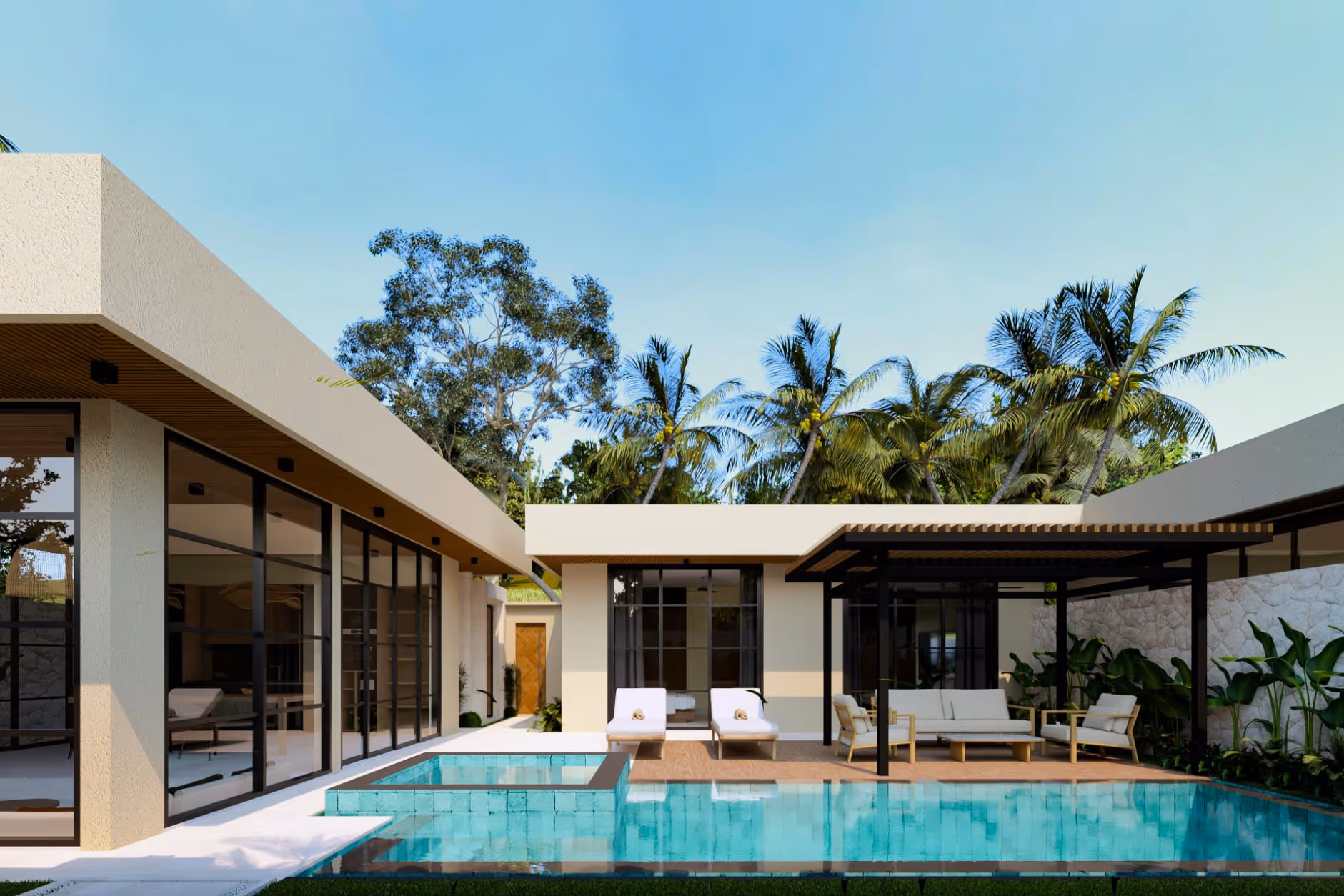 Villa Kanara – Villa Tropis 2 Kamar Tidur dengan Kolam Renang Pribadi — foto 1