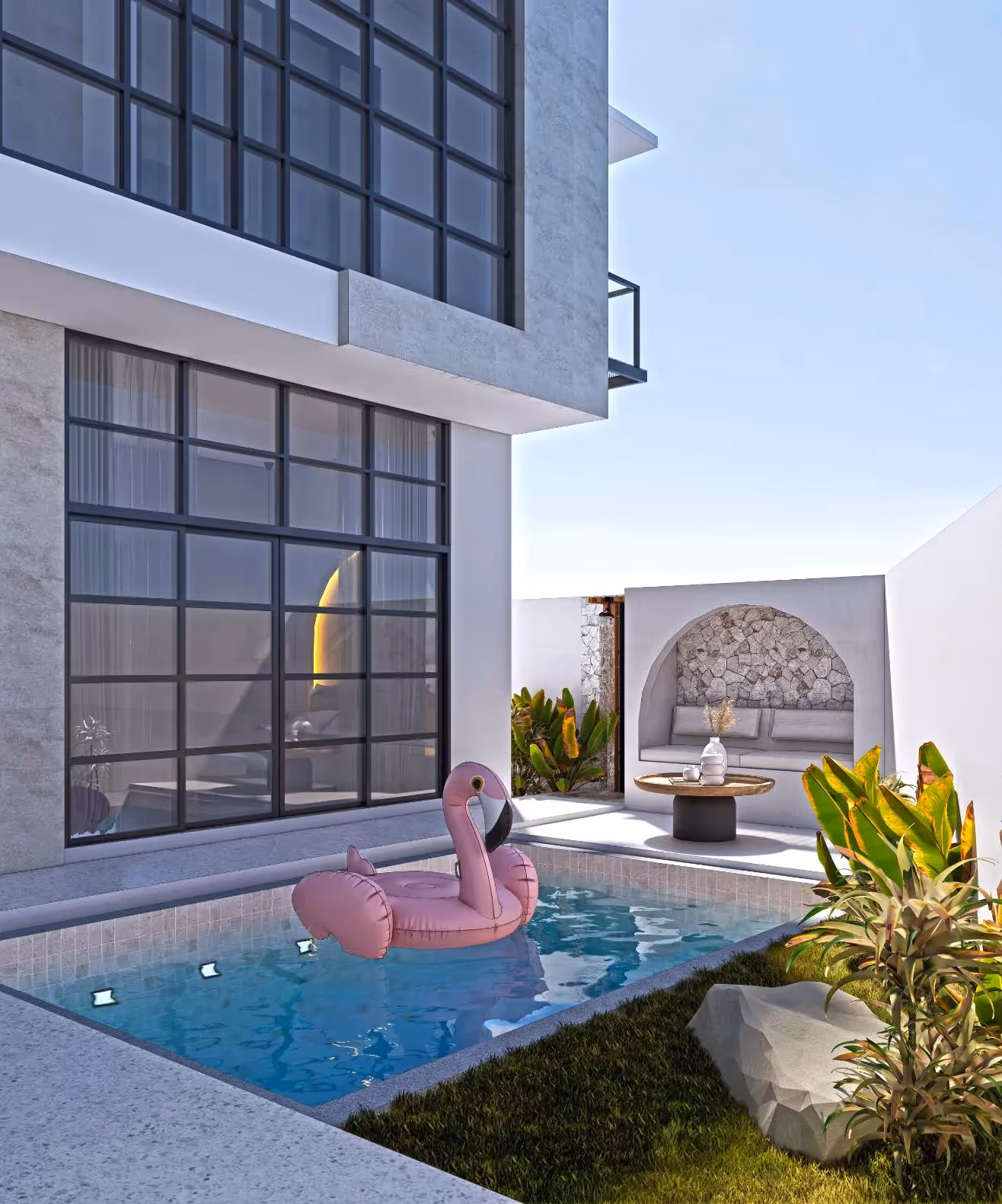 Villa Dune – Contemporary 2-3BR Ocean View Villa in Nunggalan (1/8)