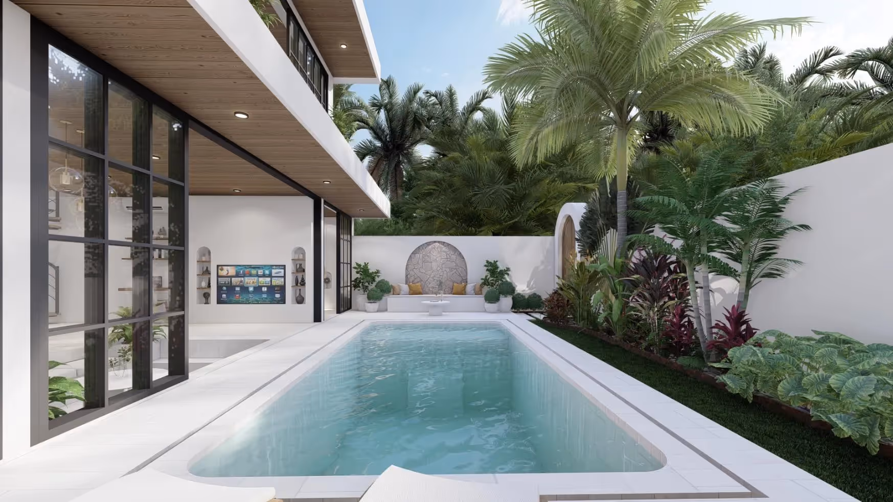 Casara in Umalas – 4BR Minimal Villa with Indoor Sunken Lounge & Pool (1/6)